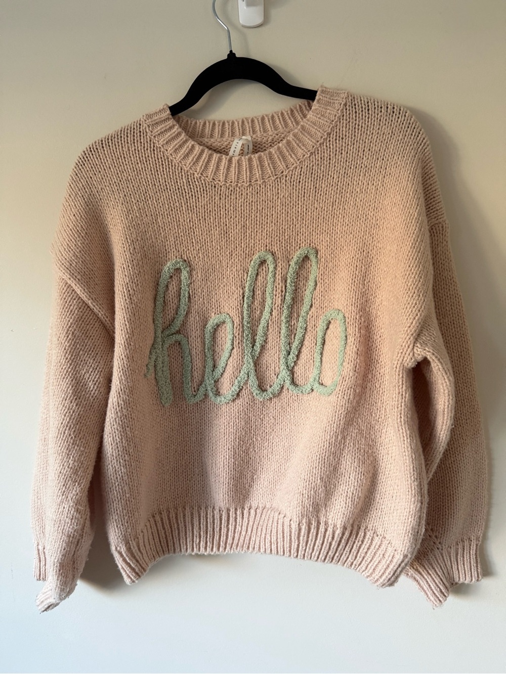 DREAMERS “HELLO” KNIT SWEATER